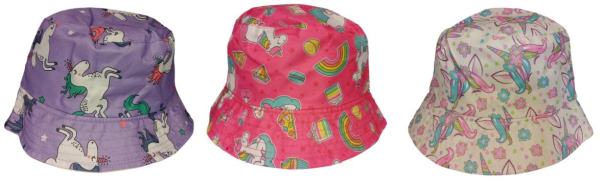 Infant Toddler Bucket Hats UNICORN Designs