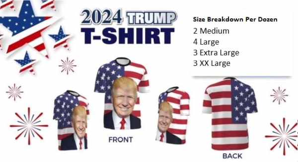 Trump SHIRT - Sublimated Wrap Around Style