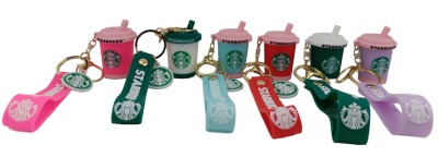 PVC Keychain 3'' COFFEE Mix Backpack Charm