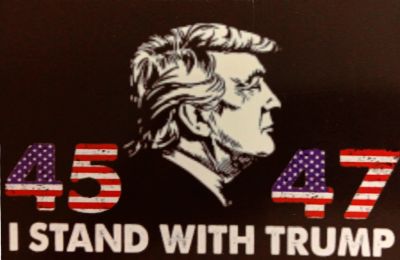 Magnet I Stand With Trump 45 -47 4 X 6