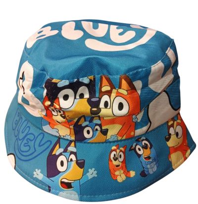 Youth - Adult Bucket HAT Blue Dog