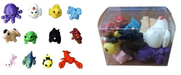 3D Printed Articulated 2'' Mini Friends TOY Novelty Assorted