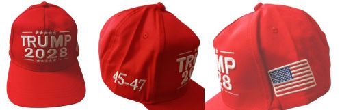 #1 Seller - Trump 2028 RED Hat
