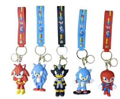 PVC KEYCHAIN 3'' Sonic  Mix Backpack Charm