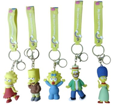 PVC Keychain - 3D Simpsons Assortment BACKPACK Charm