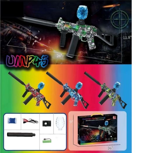 Gel BEAD Gun Graffiti Style Long Barrel