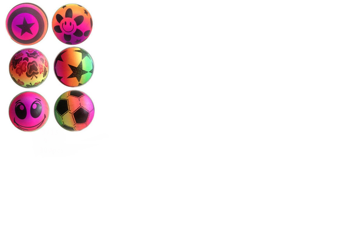 9'' Inflatable Ball RAINBOW Colors