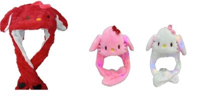 Moving Ears Light Up Kitty Assortment 3 Color