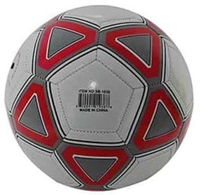 #5 SOCCER Ball Red & Gray