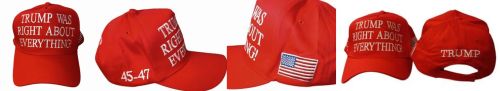 * #1 Seller - Trump HAT - Trump Was Right About Everything