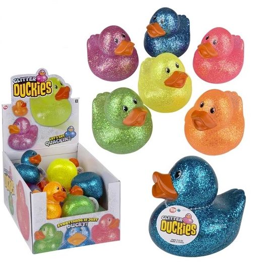Rubber DuCks 3.75'' Glitter AssortMent