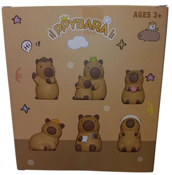 Rubber Capybara 4'' Novelty TOY