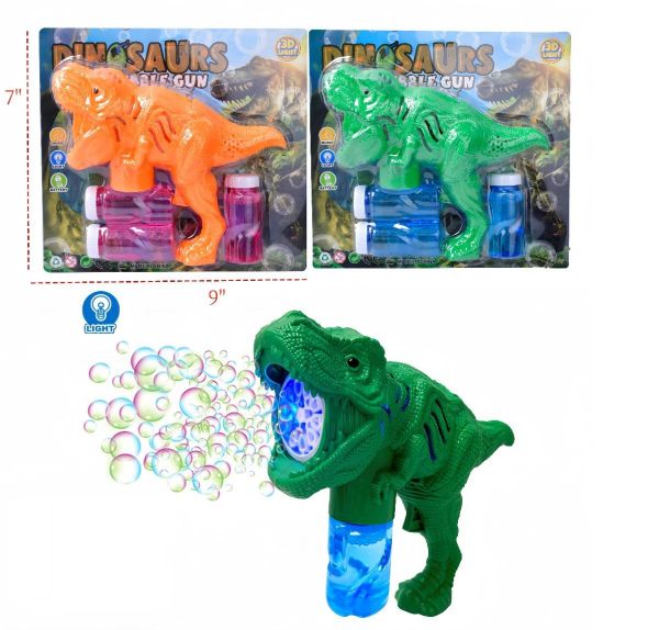BUBBLE GUN - 12 Hole Super BUBBLE Dinosaur Case