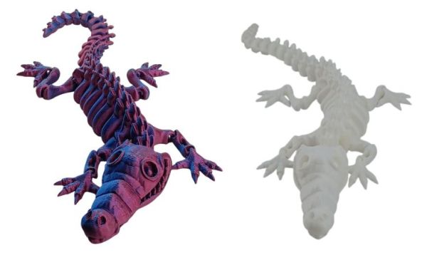 3D Printed Articulated 11'' Alligator TOY Novelty Assorted