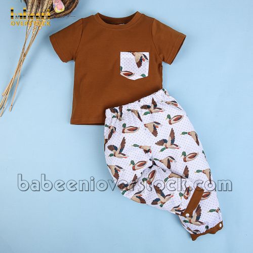 Mallard printed boy clothing * children clothing