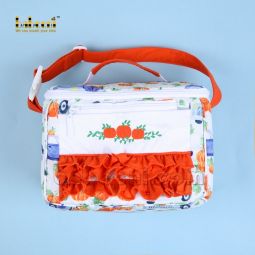 Pumpkin MACHINE embroidery lunch box