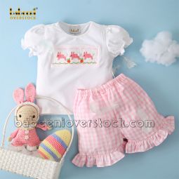 Lovely Smocked bunny girl CLOTHING