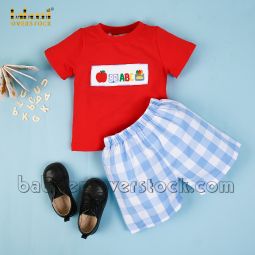 Adorable school boy SHORT set