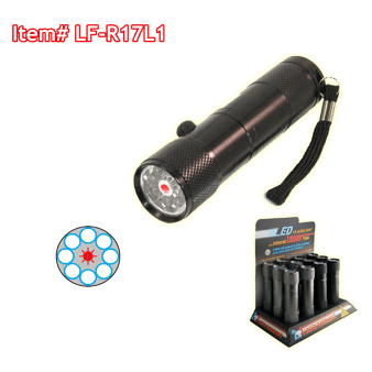 *NEW*   8 LEDs FLASHLIGHT w/ Laser pointer