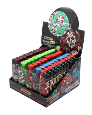 *NEW* WINLITE Sugar SKULL Theme Electronic Lighter