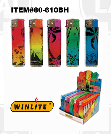 WINLITE Beach Theme Electronic Lighter