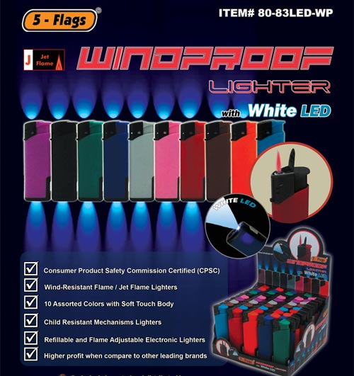 5-Flags®  LED Windproof Lighter