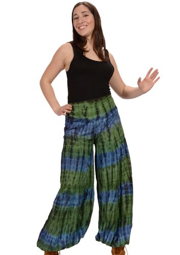 Tye Dye Rayon Harem PANTS