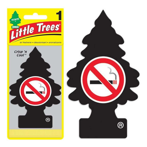 Little Tree AIR Freshener NoSmoking Blk Ice 24/Box