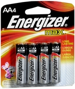 AA-4 Pack Energizer BATTERIES