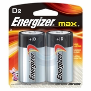 2-Pack D Energizer Batteries