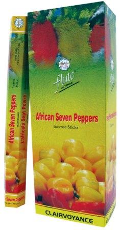 AFRICAN SEVEN PEPPERS INCENSE STICKS by FLUTE