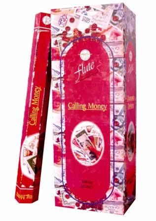 CALLING MONEY INCENSE STICKS by FLUTE