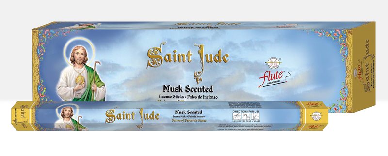 St Jude 16 Inch INCENSE Sticks by Flute