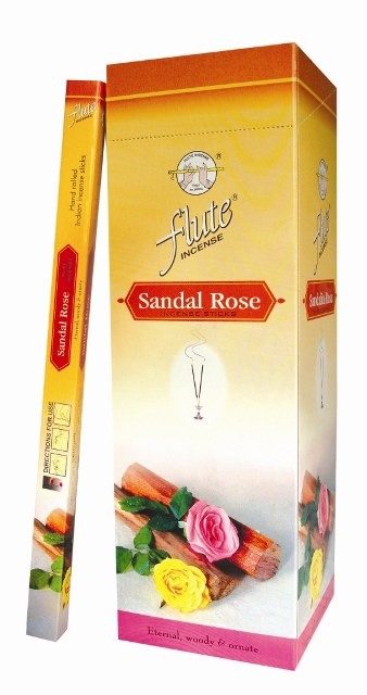 SANDAL ROSE INCENSE STICKS by FLUTE
