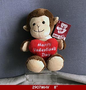 MONKEY WITH VALENTINE'S DAY HEART