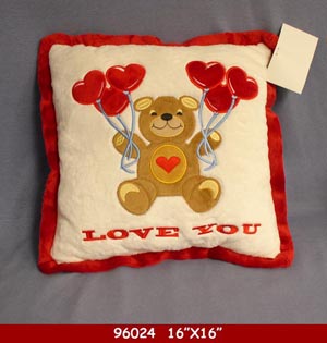 PLUSH BEAR BALLOON PILLOW