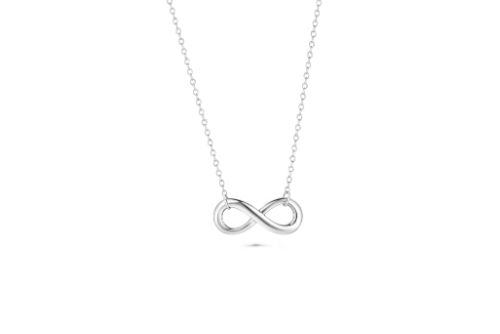 CFJ STERLING SILVER 925 Infinity Pendant Necklace