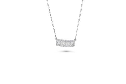 CFJ STERLING SILVER 925 Pendant Necklace with Fine CZ
