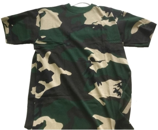 (C) Woodland camo SHIRTs all same colors  Case pack 72