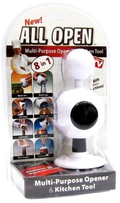 (K) Multi-purpose Opener & Kitchen TOOL 8 in 1 By All Open