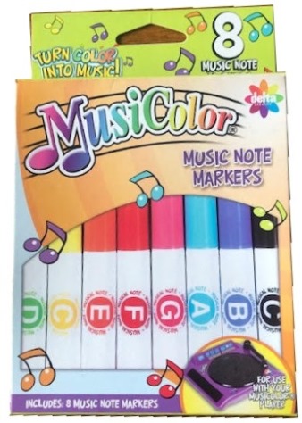 (P) MUSIC Color Markers in Retail Package