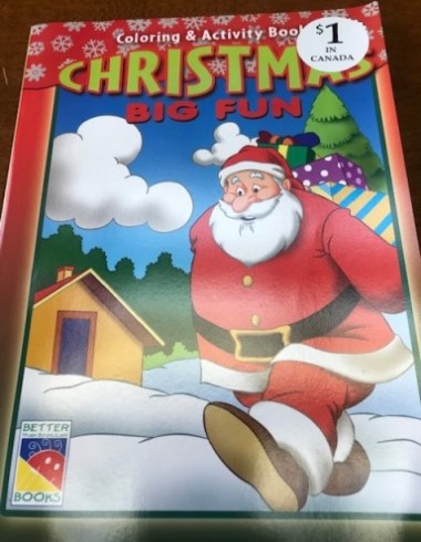 (Y) Children Christmas COLORING BOOK, Pre-ticketed $1