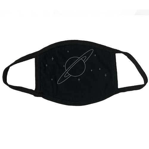 PEACE FROGS SPACE BLACK MASK