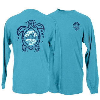 PEACE FROGS SEA TURTLE LONG SLEEVE T-SHIRT