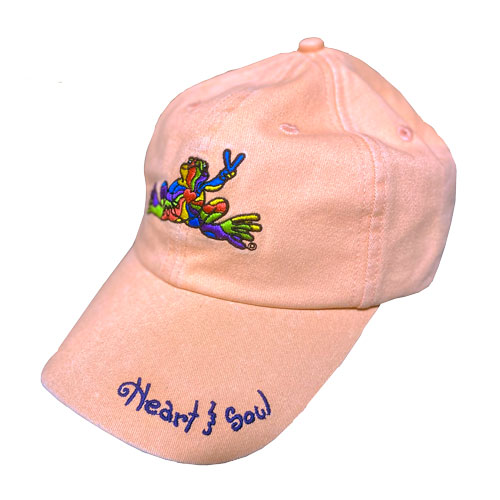 PEACE FROGS HEART & SOUL GARMENT DYE HAT