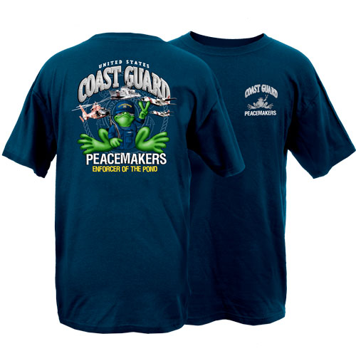 PEACE FROGS US COAST GUARD SHORT SLEEVE T-SHIRT