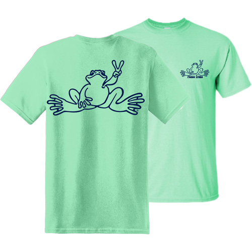 PEACE FROGS OUTLINE FROG SHORT SLEEVE T-SHIRT