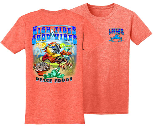 PEACE FROGS HIGH TIDES SHORT SLEEVE T-SHIRT