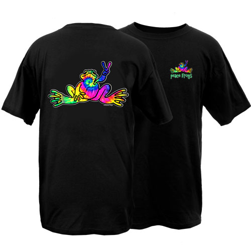 PEACE FROGS NEON FILL SHORT SLEEVE T-SHIRT