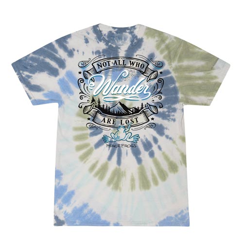 PEACE FROGS WANDER TIE DYE SHORT SLEEVE